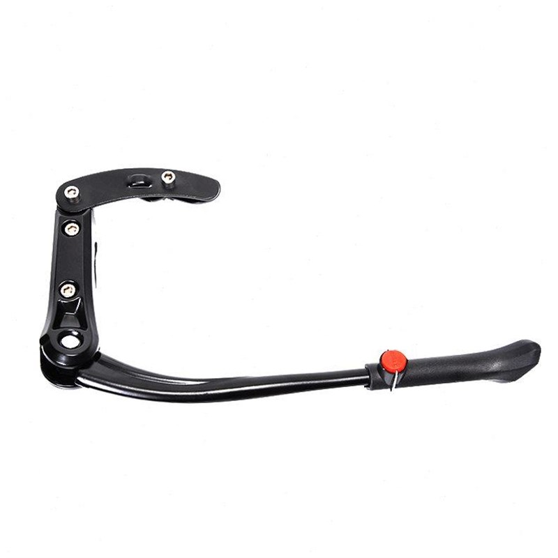 [自行车脚停双固定可调节脚撑中支脚撑车地山边撑撑U车.架车站架