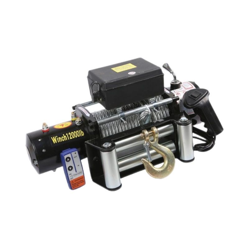 电动绞盘12ev越野车自救汽车绞盘家用车载24v电动葫芦卷扬机新款