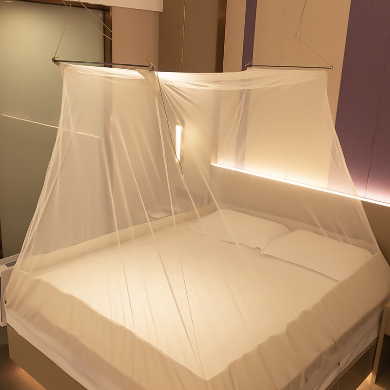 乐飞思新款家用折叠蚊帐懒人免搭建可机洗户外旅行便携防蚊N.4Ppr