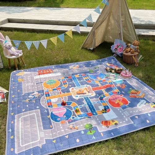 户外便携野餐垫加大加厚防水防潮垫可折叠野炊春游帐篷垫子露营垫