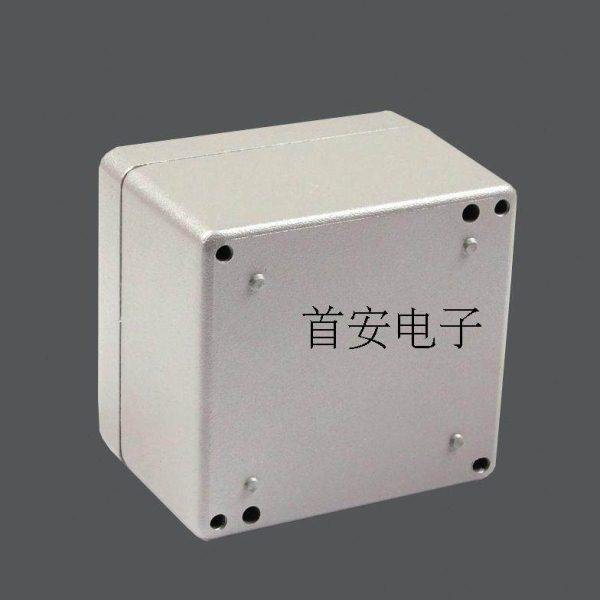 80*75*60金属盒子按钮盒 压铸铝防水盒 密封盒 屏蔽外壳仪表外壳