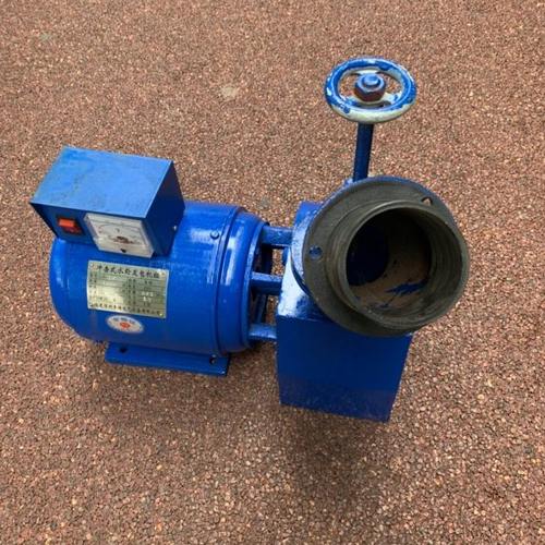 新款带电压指示接线柱铜线现货1500w冲击式水力发电机1.5kw卧式