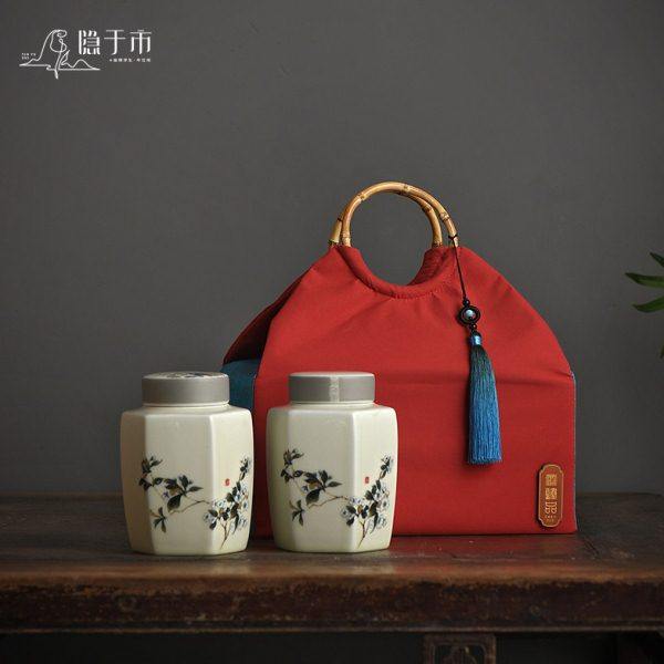 如意创意高档陶瓷罐茶叶红茶绿茶包装盒空礼盒散茶通用空盒定制,包装,茶叶包装,淘宝优惠券,粉丝福利购,淘宝优惠卷