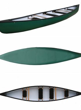 独木舟 canoe三座四座 皮划艇  滚塑船休闲4人皮划艇