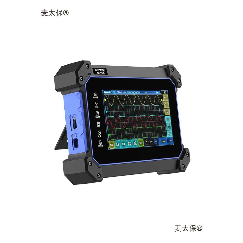 数字平板示波器TO1112/1154C/1254D配备万用表信号源麦太保
