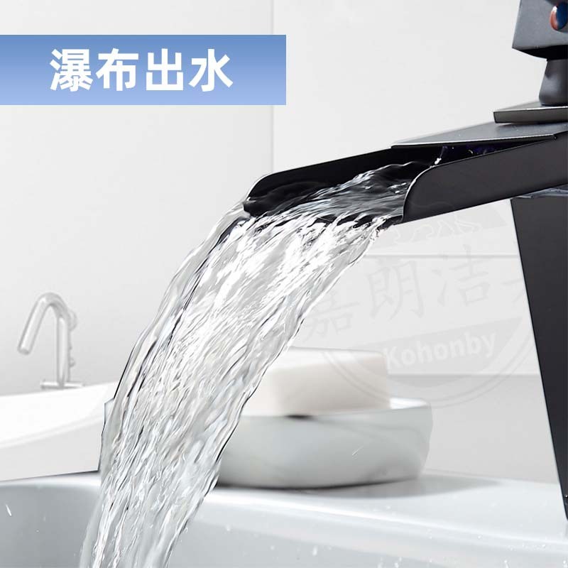 洗脸盆面盆不锈钢冷热水龙头浴室洗手盆台上盆水M槽瀑布龙头SK814
