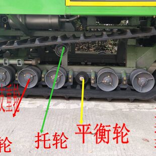 农友好运来履带旋耕机耕田机打田机易损配件7轴法兰接盘油封隔套