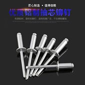 宏挺沉头铝制抽芯铆钉平头铝拉钉拉铆钉柳钉卯丁M3.2M4M5