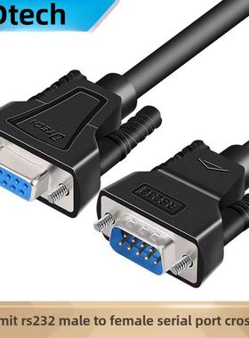 Dite Rs232 9针直通交叉串口数据线9孔Com口公转公转母转母可定制