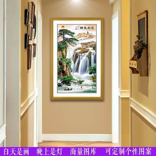 床头玄关楼梯间专用壁灯墙灯室内马到成功家和富贵走廊过道壁画