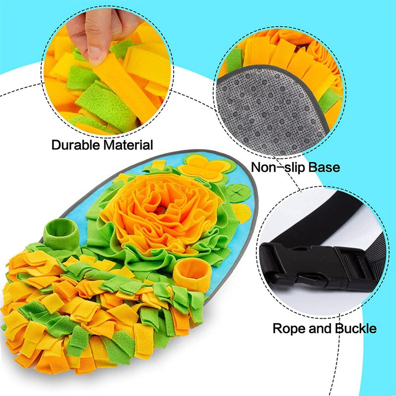 2023新款宠物嗅闻垫猫狗互动觅食玩具狗狗N闻嗅垫宠物用品狗狗玩