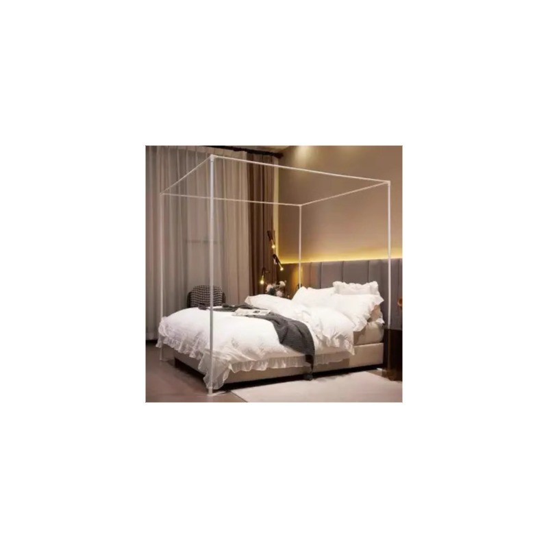 蚊帐支架落地不锈钢杆子家用加粗加厚1.0/1.5/1.8米