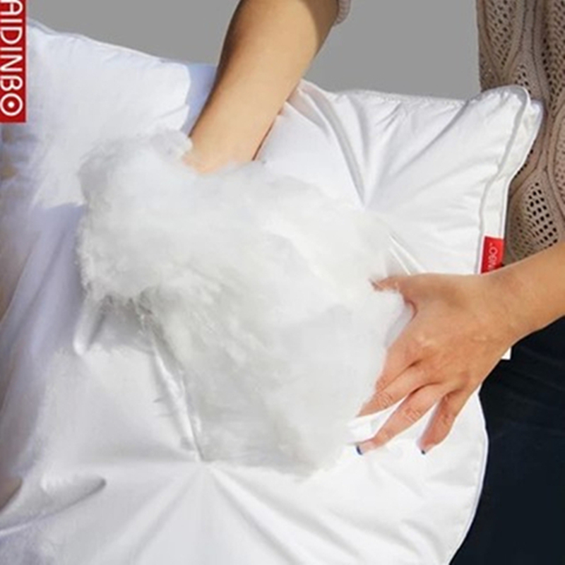 无印良品枕头枕芯一对五星级酒店可水洗羽丝绒枕头单人全棉护颈枕