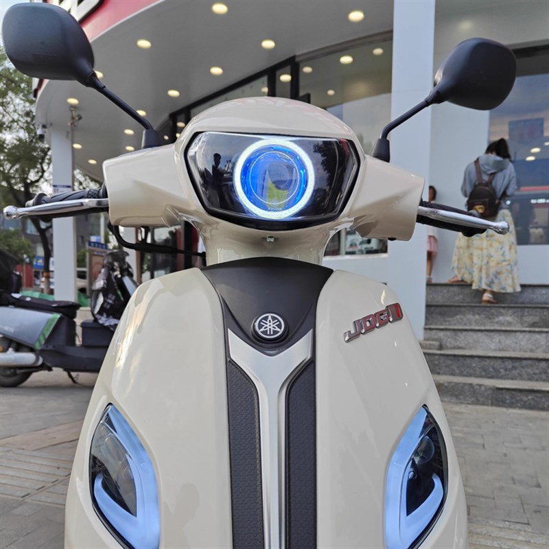 巧格i125改装海5前大灯双光透镜天使恶魔氙气灯总成全套