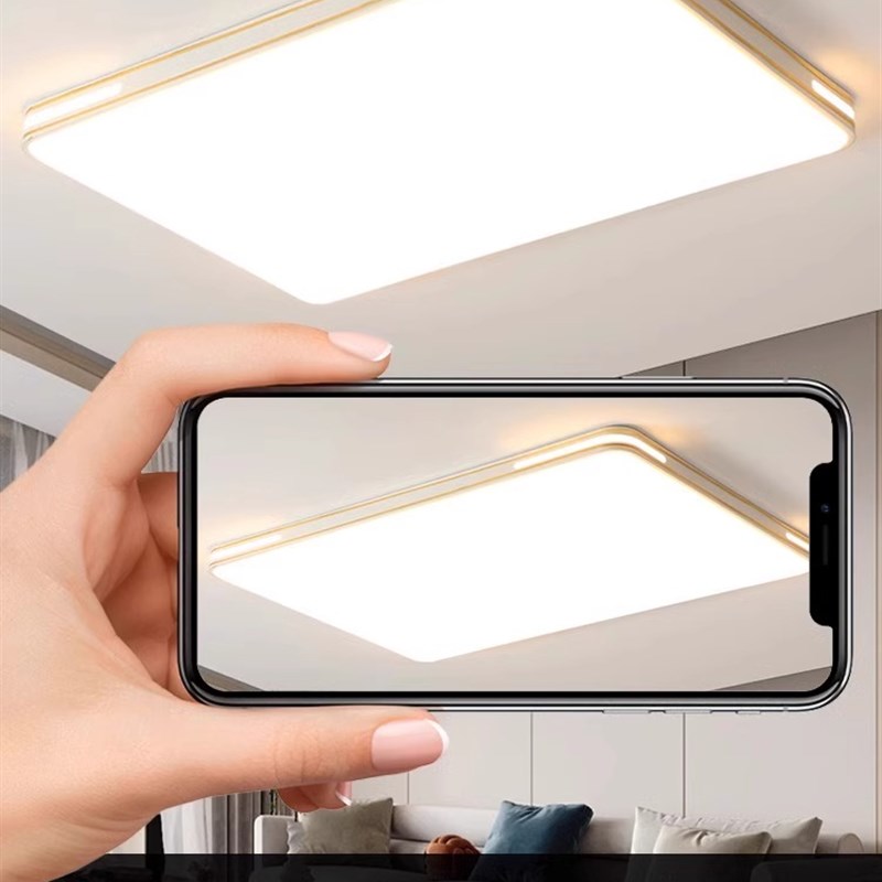 led吸顶灯饰2025新款客厅大灯主卧室吊灯具大全现代简约大气家用