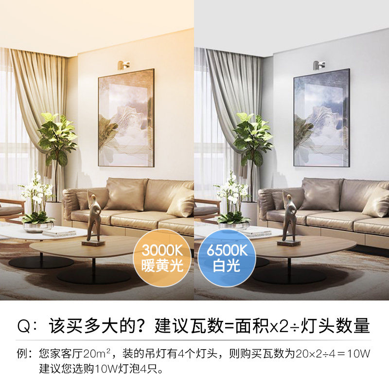 飞利浦led电灯泡e14e27螺口12瓦8w节能灯40w家用5w照明超亮10只装