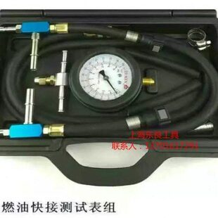 包邮 台湾南豫东良工具 燃油快接 测试表 燃油压力表 汽油表
