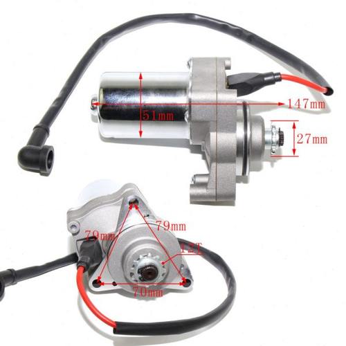 适用力帆弯梁车摩托大阳DY100大阳宗申110三轮车启动电机上置马达