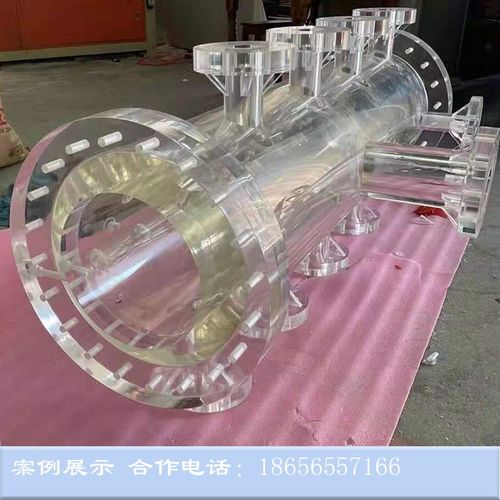 高透明亚克力大口径圆柱有机玻璃管pmma圆筒空心法兰实验设备定制