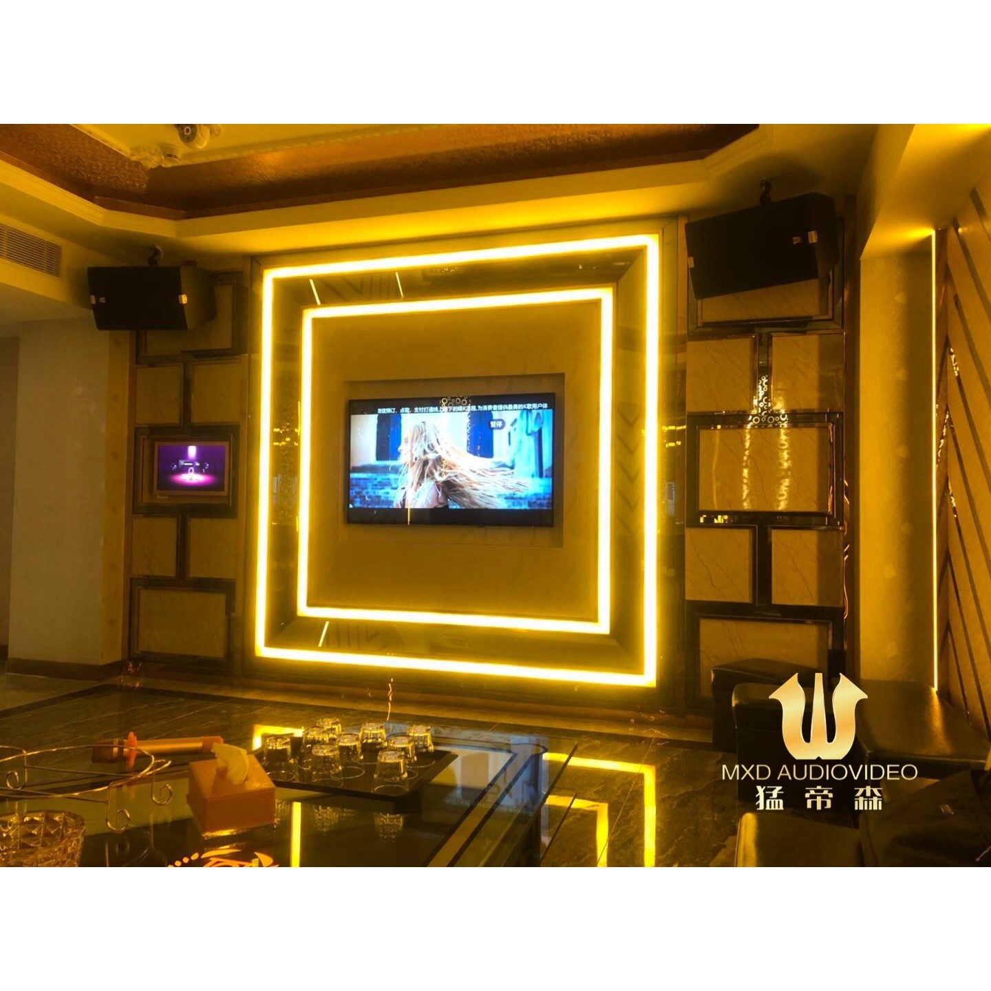 12寸有源低音炮KTV家庭影院 专业音响工程 酒吧包房舞台家用音箱