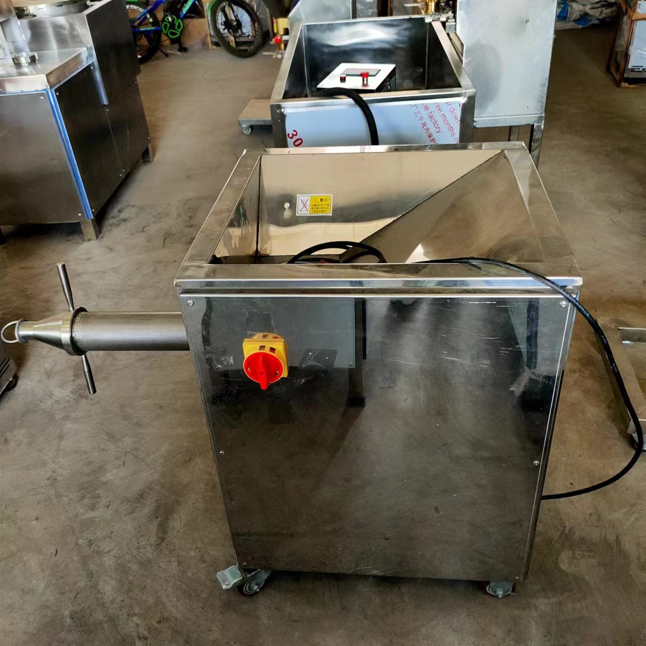 全自动精滤机 商用多功能鱼肉过滤机去鱼骨机 采鱼肉机鱼浆精滤机