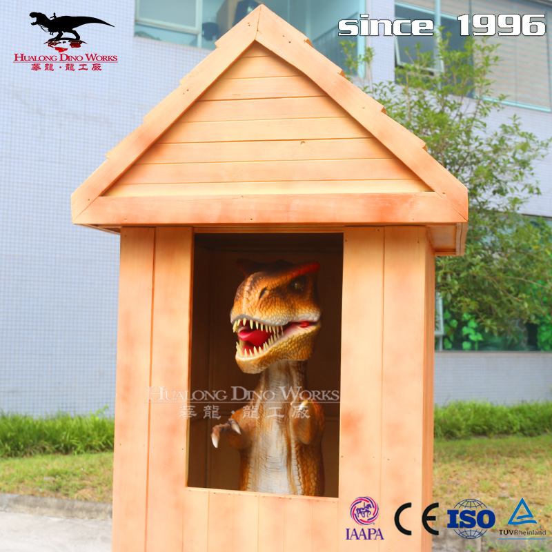 仿真恐龙模型玩具机械电动卡通霸王龙小屋商场游乐园互动玩具摆件