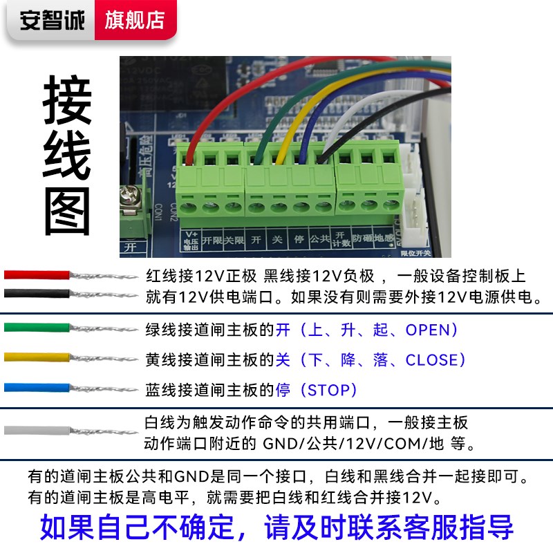 小区道闸抬杆遥控器接收模块加密防复制通用外接门禁通道闸遥控器