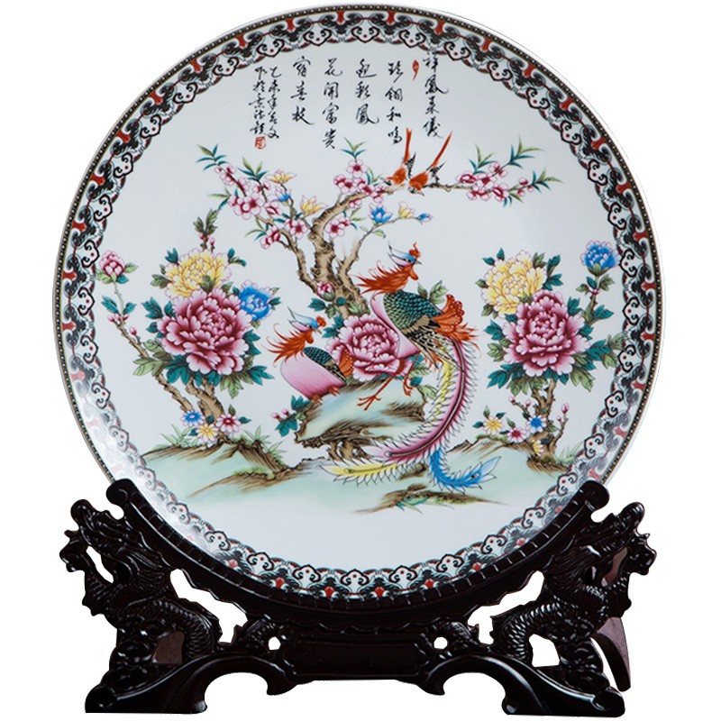 7景德镇陶瓷 厘米装饰挂盘 现代时尚家居简约装饰工艺品