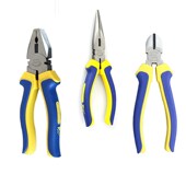 长城精工老虎钳钢丝钳斜嘴钳斜口钳尖嘴钳6寸钳子工具多功能手钳