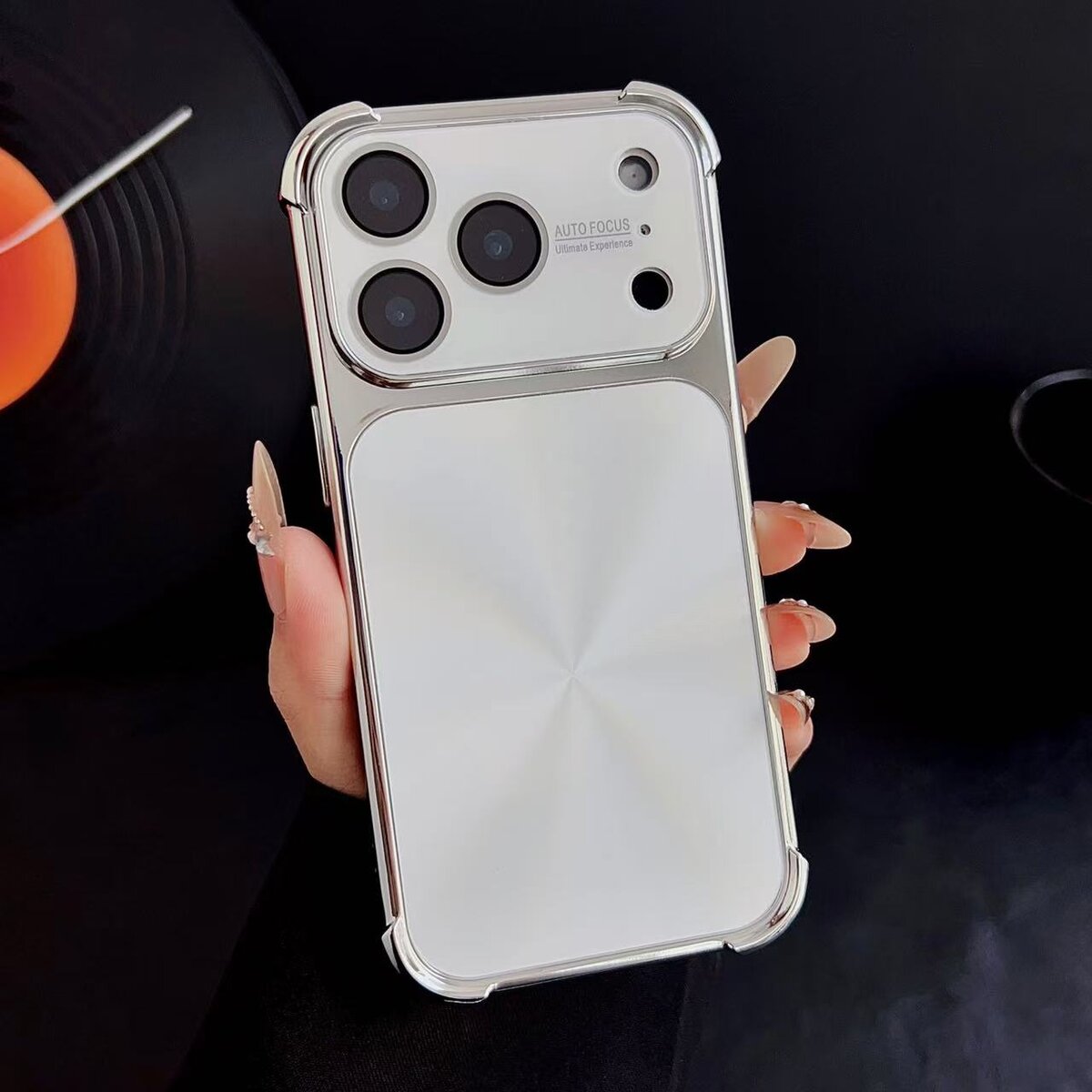 四防摔电镀C D纹 适用苹果17pro max手机壳