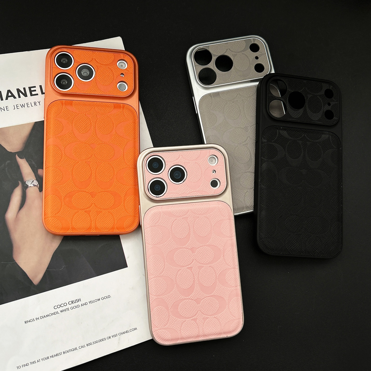 轻奢简约皮质大视窗秒变潮牌蔻驰适用iPhone17promax手机壳苹果16情侣15高级星宇橙可爱粉14手机保护套,3C数码配件,手机保护套/壳,淘宝优惠券,粉丝福利购,淘宝优惠卷