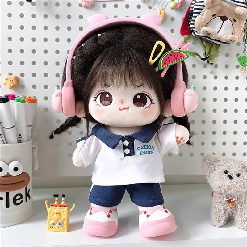 迷你娃衣烫画可爱卡通图案A4热转印贴整版大张衣服装饰贴DIY布贴