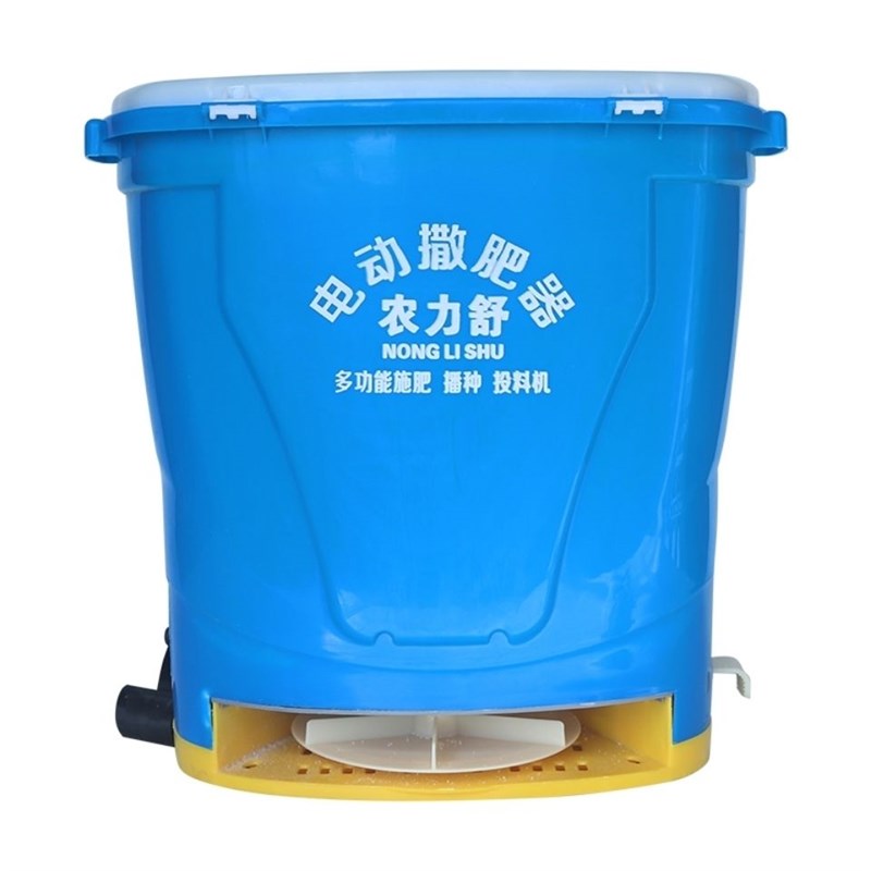 电动施肥器充电撒肥机农用撒化肥机播种机鱼塘龙虾投饲料机全自动