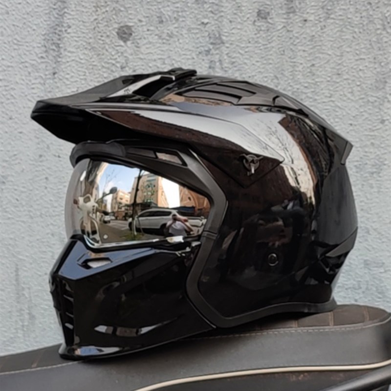 GSB新覆古街霸组合头盔摩托车可拆卸半盔全N盔男女街车四季拉力车