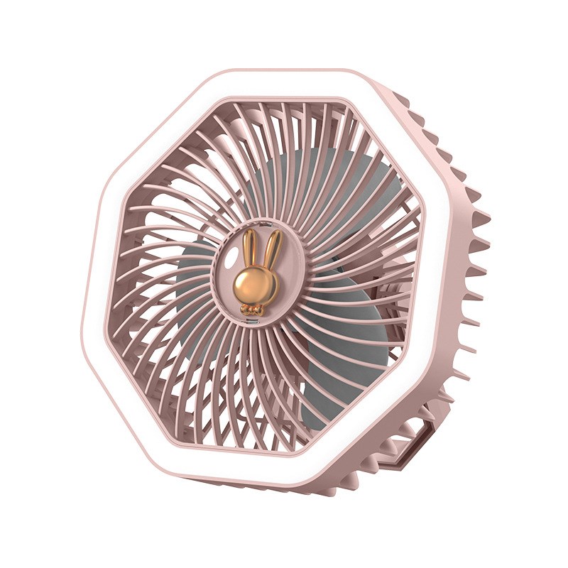 桌面家用迷你充电小风扇静音补灯台灯风扇大风力便捷式可挂壁跨境