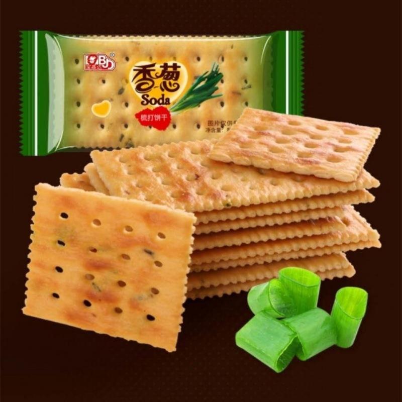 买4斤发5斤香葱苏打饼干咸味早餐零食礼包散装7跨境工厂