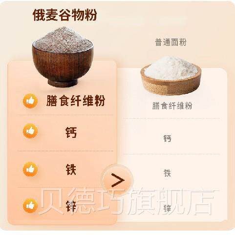 多物面粉1斤5斤用AXF途面粉小麦粉全粉饺子多谷粉主食五麦谷杂粮