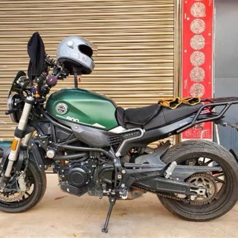 适用于贝纳利幼狮800改装后货架 尾箱架 后箱架 行李架