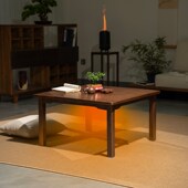 2024新款 茶几烤火桌家用客厅取暖桌茶桌围炉煮茶实木小户型中古风