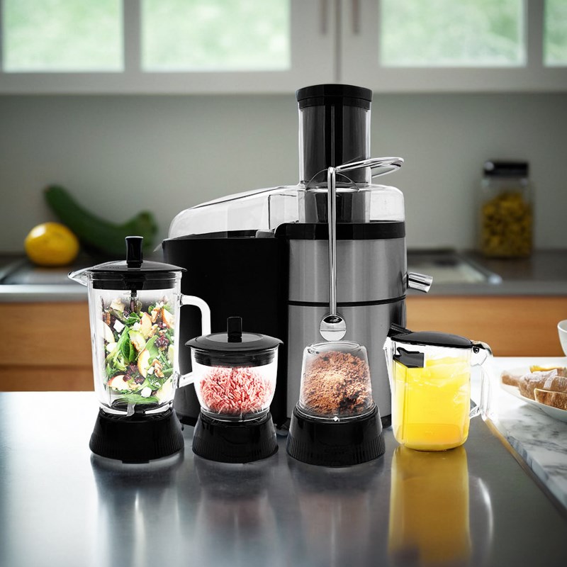 多功能榨汁机不锈钢水果汁四合一绞肉家用专业汁渣分离原装小型