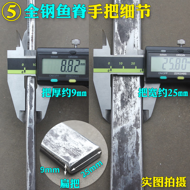 全钢鱼脊砖刀铁匠手工瓦工工具圆头面泥瓦刀中间厚两边薄砌砖刀