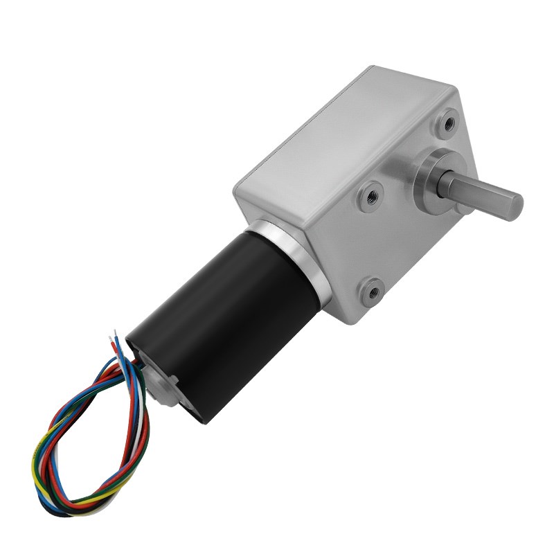 5882-42g60无刷直流大扭矩减速电机12V24V正反转调速6线带刹车马