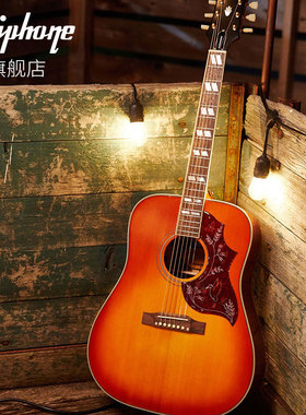 Humming Bird蜂鸟民谣吉他初学者入门N级单板电箱玫瑰木男女生