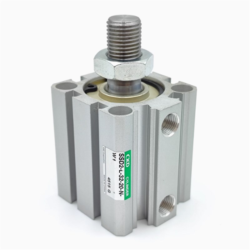 国产代替薄型气缸SSD2L-20/25/32/40/100X10X15N带磁外牙双作用