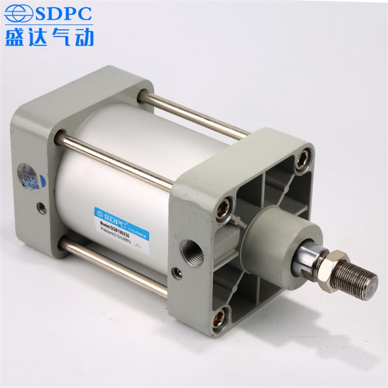 SDPC盛达气动元件QGBJ行程可调气缸QGB40X50 125 150 175 200 300