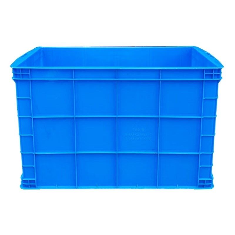 冰禹-1191蓝色加厚塑料周转箱塑胶零件盒物流箱800*570*500mm