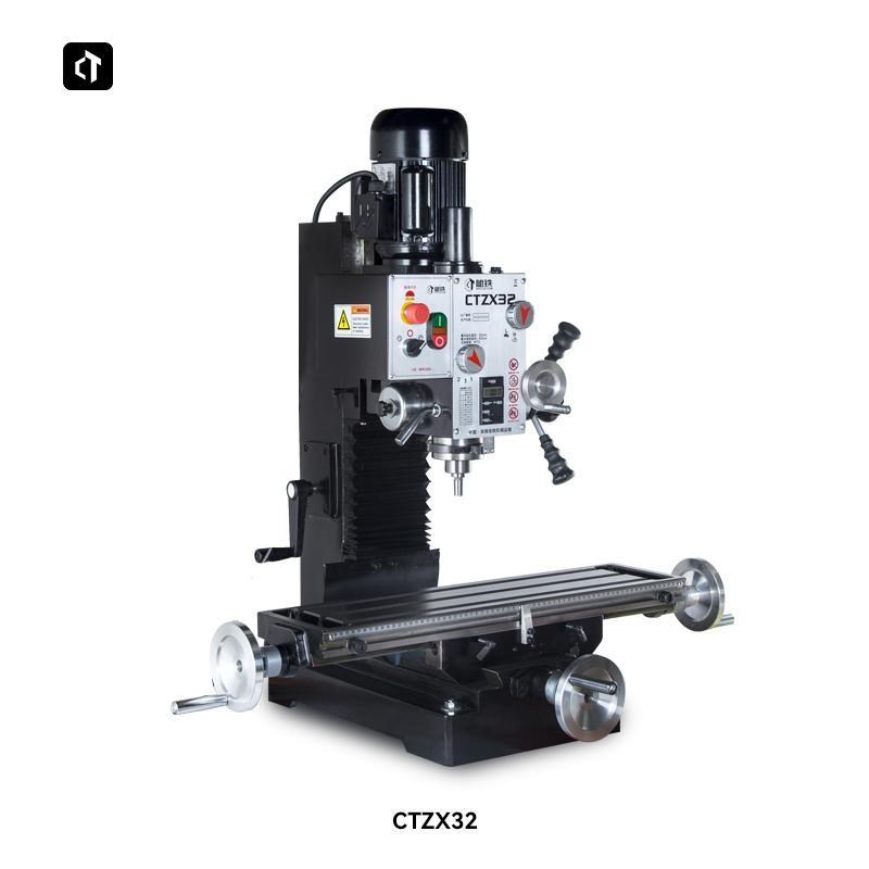 CTZX32钻铣床多功能齿轮变速钻铣床台式铣床立式台钻重型铣床