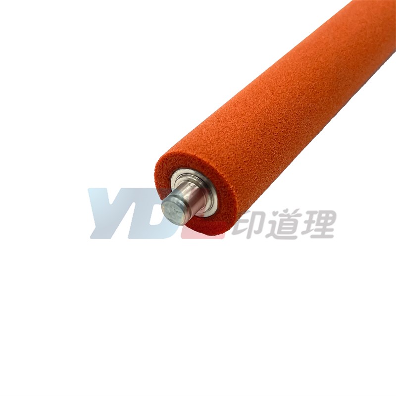 适用 柯美 C226 C256 C266 C7222 震旦 C225 C265 定影红色海绵辊