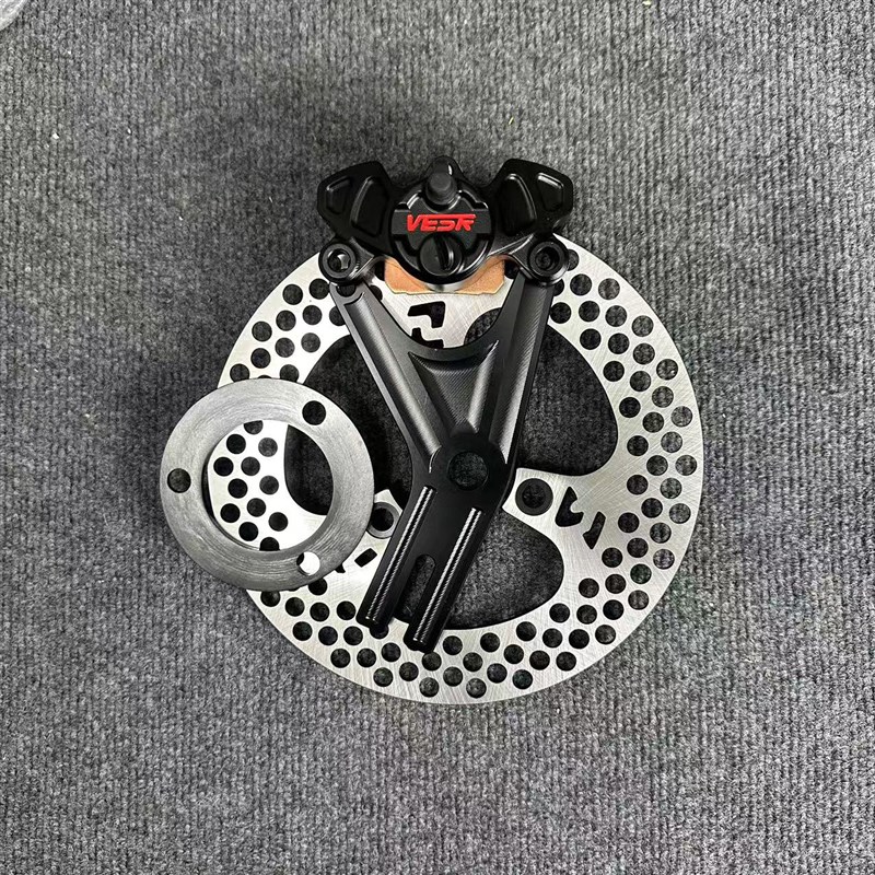 威煞新款G06街道版小螃蟹鼓刹改碟刹套K装电动车通用刹车制动卡钳