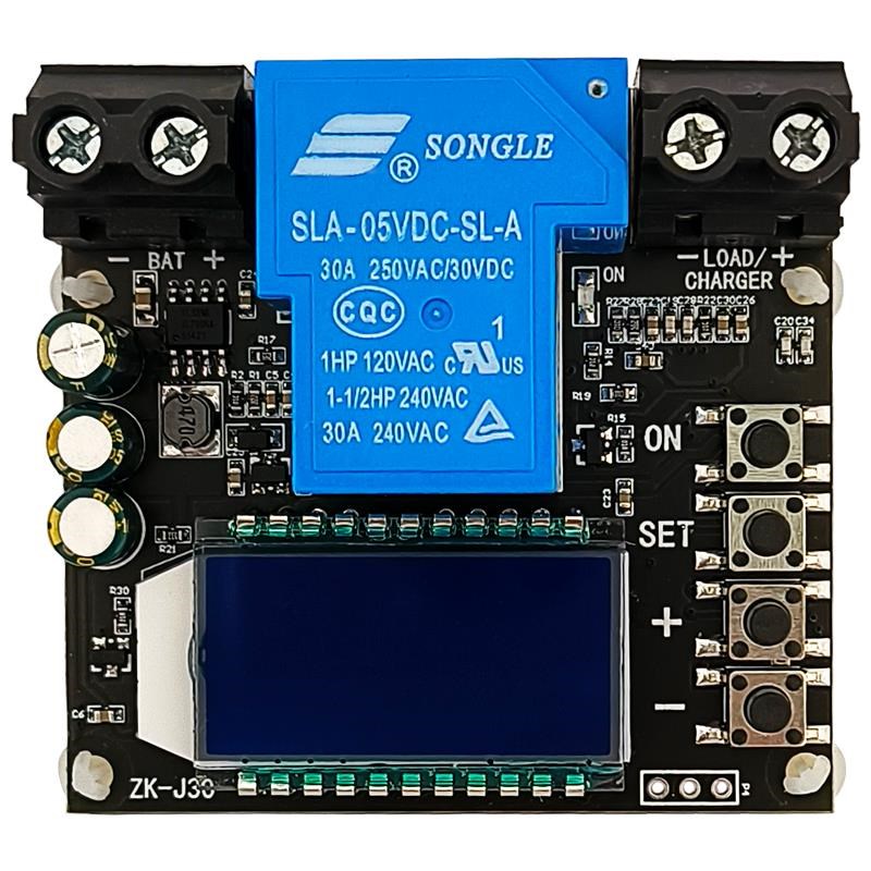 J30 库仑计电量显示器锂蓄电池测试防过充过放保护双向电流 30A